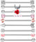 Holibanna 9pièces Boucles Oreilles Créatives Inoxydable Modèle Haltère Bijoux De Perçage Pour Femmes Style Punk Élégant Et Original