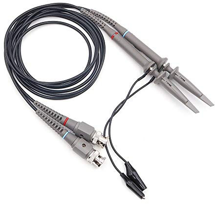 Fasizi 2Pcs P6100 Oscilloscope 100MHz Probes Clip Cable