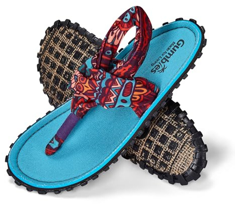 Gumbies Slingback Damen Sandalen, Türkis Vintage, 41 EU