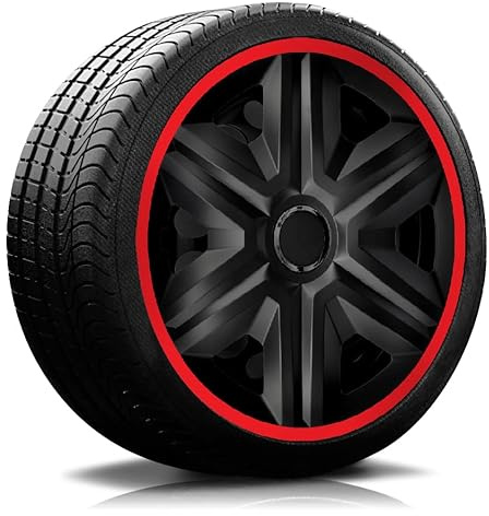 RADKAPPEN-KÖNIG 14 14 Zoll RKK21 LUX Rot RADBLENDEN RADKAPPEN
