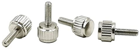 M2 M2,5 Rändelschrauben Edelstahl 50 Stück (M2,5 x 10 mm)
