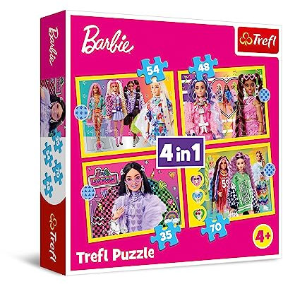 4 in 1 Puzzle - Barbie