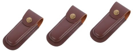 DOITOOL 3-Teiliges Lederetui Werkzeugholster Leder Hüftgürtel Taschengürtel Küchenschutz Mit Scheide Für Gürtel Mora Garberg Chef-Cutter-Hülle Chef-Cutter-Hülle Cutter-Hüllen