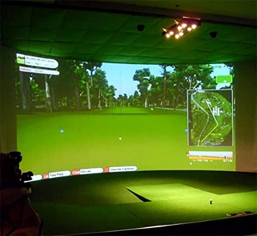 Indoor Golf Display Projector Screen, Simulator Impact Display, for Golf Training Projection Screen Practice/Play Game Tools.(3 * 1m)