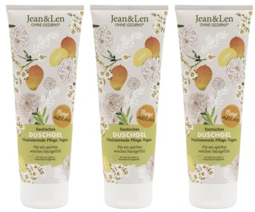 Exotisches Duschgel Mango & Avocado Duschgel Körpercreme 250 Mililiter x 3 Stück