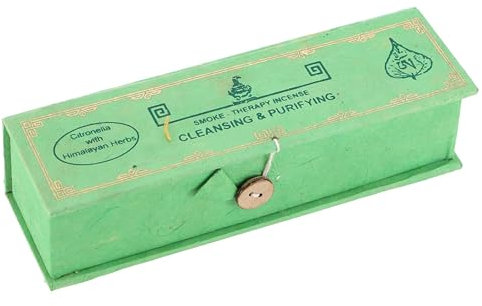 GURU SHOP Himalayan Herbs Räucherstäbchen, Citronella Incense, Geschenkbox - Cleansing & Purifying, 14x4x3 cm