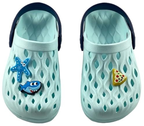 CAMMINARE Boots, for you Unisex Kinder Eva Clogs mit Schuhanstecker Gartenschuhe Jungen Mädchen Flow 24-34 EU