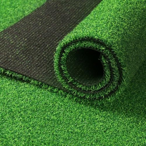 200cm x 50cm 10mm Pile Height, Artificial Grass/Natural Looking Green Turf, High Density Fake Grass, for Balcony Rug Lawn Rug Outdoor