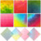 6 Packung Haftnotizen,300 Blatt Selbstklebende Klebezettel,Transparent Glitter Sticky Notes,Wasserfest Clear Haftnotizen Set für Büro Zuhause Schule Sitzung (Zentimeter, 7.6x7.6 Glitter)
