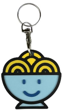 MADE HAPPY Kawaii Keychain | Cute Keyring & Keyrings For Women | Cute Gifts For Girlfriend & Girlfriend Gifts | Kawaii Accessories & Bag Charm For Girls | Keychain Accessories | Ramen