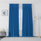 Joydeco Gardinen mit Kräuselband Blickdicht Vorhänge Schienensystem Verdunkelungsvorhang mit Haken Thermovorhang Kälteschutz Schlafzimmer Wohnzimmer 2er Set 245x140cm Königsblau