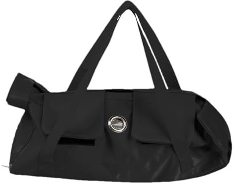 Katzentragetasche, ergonomisch, faltbar, tragbar, Haustier-Tragegurt, Nylon-Katzentragetasche, Öffnung oben, einfach zu bedienen, tragbar für Wandern, Spazierengehen, Reisen