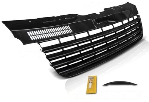 Sportgrill/Kühlergrill kompatibel mit T5 Transporter/Caravelle Modelle Hochglanz schwarz Nicht passend bei Multivan