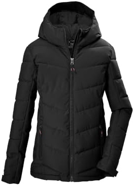 killtec Mädchen Steppjacke/Funktionsjacke in Daunenoptik mit Kapuze KOW 220 GRLS QLTD JCKT, schwarz, 176, 43506-000
