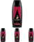 Scorpio - Gel Douche Corps Homme - Collection Rouge - Flacon 250 ml (Lot de 4)