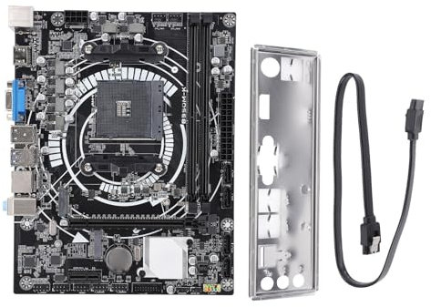 B350M K Computer Motherboard, DDR4 ATX 64 GB Gaming Motherboard für CPUs der 1. Bis 5. Generation, NVME M.2, PCIE 3,0 X16, VGA, SATA 3,0 X 4, USB 3.0