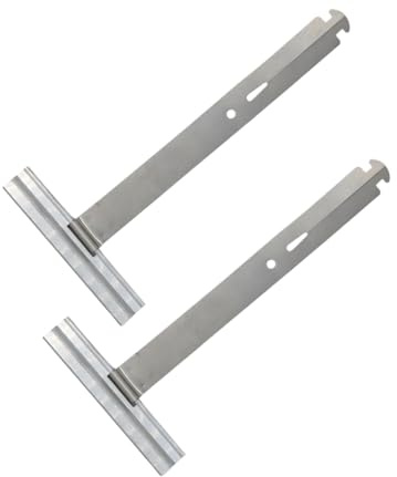 Set da 2 o 6 Pezzi Molle di Fissaggio Tapparelle | Ganci Fissaggio per Tubi da 60 mm | (2)