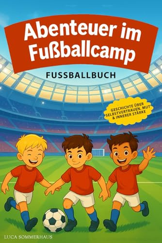 Fußballbuch für Kinder: Abenteuer Fußballcamp - Geschenk für Jungen Fussball Buch ab 7, 8 bis 12 Jahre