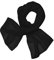 HAT YOU Damen Chiffon Halstuch, Sommertuch, Chiffon Schal, Tuch für Frühling und Sommer, Ganzjährig - Made in Italy, Farbe:Black