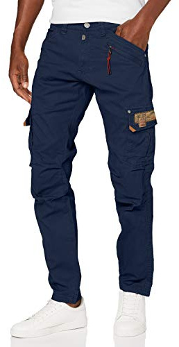 Timezone Herren Regular Rogertz Hose, Blau (total Eclipse 3393), 33W / 32L
