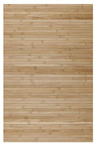 STORESDECO - rutschfeste Natürliche Bambusmatte Ideal für Wohnzimmer, Flur, Bad etc. Dieleneffekt! Erhältlich in Großen Maßen und weiteren Farben | Hellbraun, 160 cm x 240 cm