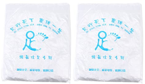 Beavorty 170pcs Pedicure Disposable Bags Foot Bath Liners for Foot Spa Thickened Pouches for Home Salon Use