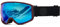 IMX RACING Peak Occhiali da Sci Snowboard Spugna a tre strati DualLens antigraffio antiappannamento e rivestimento UV banda larga con stampa in silicone, Viola Opaco/Nero, Taglia unica