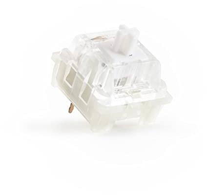 DucKey KTT Kang White V3 Switch, Linear 3Pin 45g MX Switch For Customization Mechanical Gaming Keyboard (Size : 90PCS)