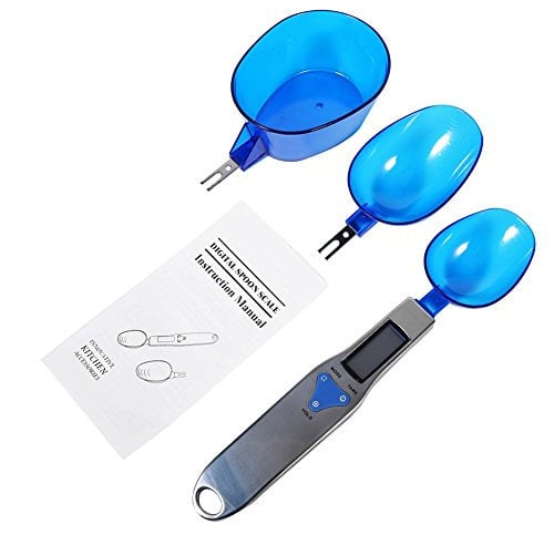 löffelwaage digital, Waage Löffel, Elektronischer Messlöffel, Digitaler Waagenlöffel, digitale Waage Küchenlöffel, Gewicht 500/0,1 g, Präzise Küchenwaage Messwerkzeug