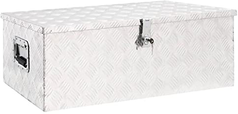 Keketa Homgoday Aluminium Werkzeugkasten - Rostfrei, Geräumig, Mit Schlüsseln - 90x47x33,5 cm Model152254