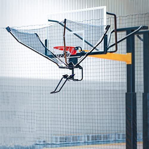 Basketball Rebounder/ Return Net Basketball-Return-System / Basketball-Korb-Rebounder-Befestigung Mit Netz, Für Basketball Traditioneller Stangenreifen / Wandhalterungen, Ball-Returner-Netz Im Freien