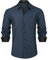 HISDERN Men's Dress Shirts Long Sleeve Formal Shirts for Men Business Regular Fit Wedding Work Shirt Navy Blue 3XL