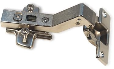 Intermat Winkelscharnier W45 (Intermat 9936 W45), einliegend, Öffnungswinkel 95°, TH-Bohrbild 52 x 5,5 mm, zum Anschrauben (-)_Artikel _ 73932