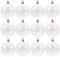 TOYANDONA 12st Perlblasenball Bruchsichere Baumkugeln Weihnachtskugeln Zum Aufhängen Schillernde Ornamente Aus Kunststoff Mini Klares Ornament Irisierend Zarte Wasserflasche Plastik Perlmutt