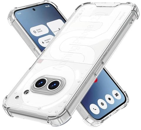 Fitudoos Hülle für Nothing Phone 2A/2A Plus,Hartes PC Handyhülle Anti-Kratzer Anti-Fingerabdruck Anti-Öl Schutzhülle Case - Transparent
