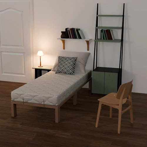Gigapur Überlänge 220 cm, Kiefer massiv Holzbett G56, naturbelassen, inkl. Lattenrost und Matratzenbügeln, Liegefläche 70x220 cm, Best. aus 1x 70 x 200 cm und 1 x Verlängerung auf 220cm