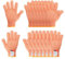 PATIKIL Cut Resistant Gloves, 8 Pair Level 5 Protection Anti Cutting Gloves Cut Proof Gloves for Kitchen Wood Carving Working, Medium, Orange