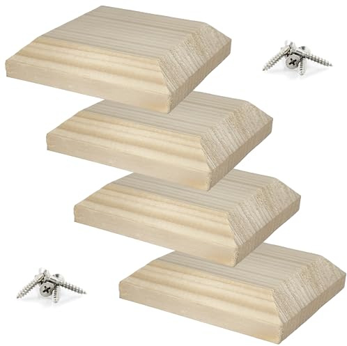 IRONTITE 4 x 4 Plain Wood Fence Post Caps for 100mm Square Posts