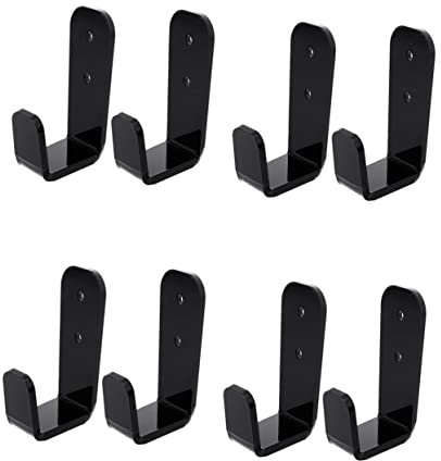 Happyyami Trekking Poles Racks by Solid Acrylic Rod Rack for Fishing Pole Mount Base