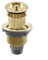 Stainless Steel Kitchen Sink Strainer, 110mm Round Drain Filter Basket With Gold Plated For Bathroom Basin Filtration Anti-Clogging