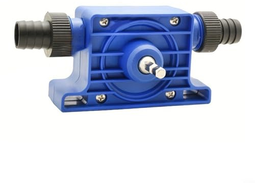 Portable Cordless for MINI Electric Drill Pump: Self-Priming Water Transfer Tool for Home Garden Outdoor, with Connectors and Clamps Included