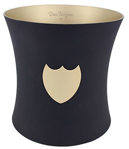 Dom Perignon Champagner Flaschenkühler aus Zinn Gold/Schwarz Prestige Design by Martin Szekely EIS-Kübel Eiswürfel Behälter