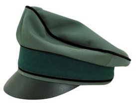 WW2 German Heer Gabardine Pioneer Crusher Visor Cap-61