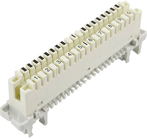 TRU Components LSA Plus 2 Verbinder 1425908 20-polig weiß 1 Stück