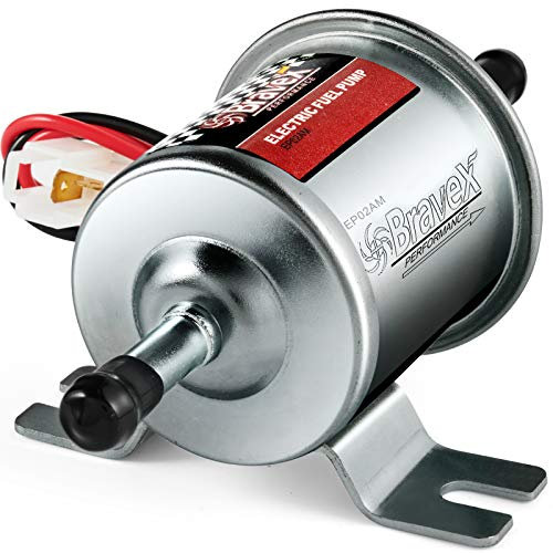 Inline Electric Fuel Pump Universal 12V Low Pressure PSI Heavy Duty Gas Diesel HEP-02A (4-7 PSI)