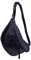 SH Leder echt Leder Damen Unisex Brusttasche für Festival Reise Gross Hüfttasche Crossbody Bag Frauen Ledertasche 49x28cm Daniela G768 (Dunkel Blau)