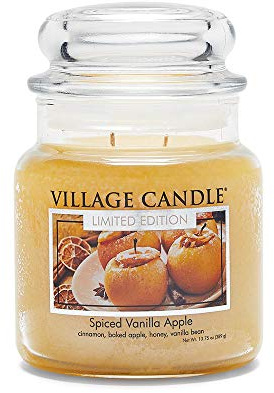 Village Candle Spiced Vanilla Apple Limited Edition 389 g