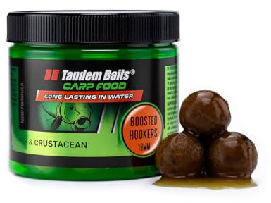 Tandem Baits Karpfen Futter Angelfutter Hakenköder Carp Food Boosted Hookers 18 mm 300 g Fisch und Schalentiere