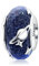 SALAN Cuentas De Cristal De Murano De Cielo Nocturno para Mujer, Abalorio De Estrella De Galaxia De Plata De Ley 925 Compatible con Pulsera De Serpiente De Plata Original