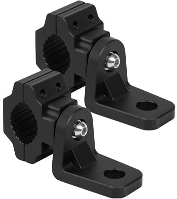 Soporte de luz de látigo ATV y soporte de bandera para barras tubulares y manillares de 7/8 a 9/8 pulgadas, soporte resistente para ATV hecho de aleación de aluminio, rotación de 360° y fácil